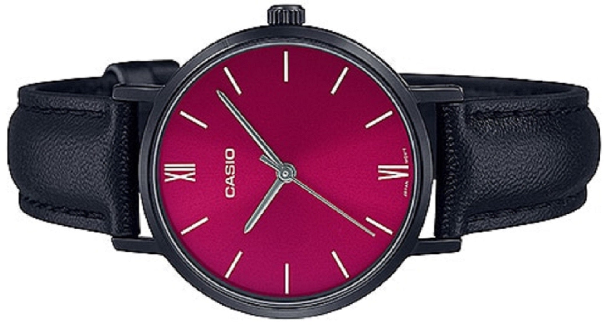 Casio LTP-VT02BL-4A Analog Leather Strap Watch For Women-Watch Portal Philippines