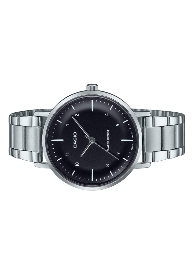 Casio LTP-VT03D-1B Analog Stainless Steel Band Watch For Women-Watch Portal Philippines