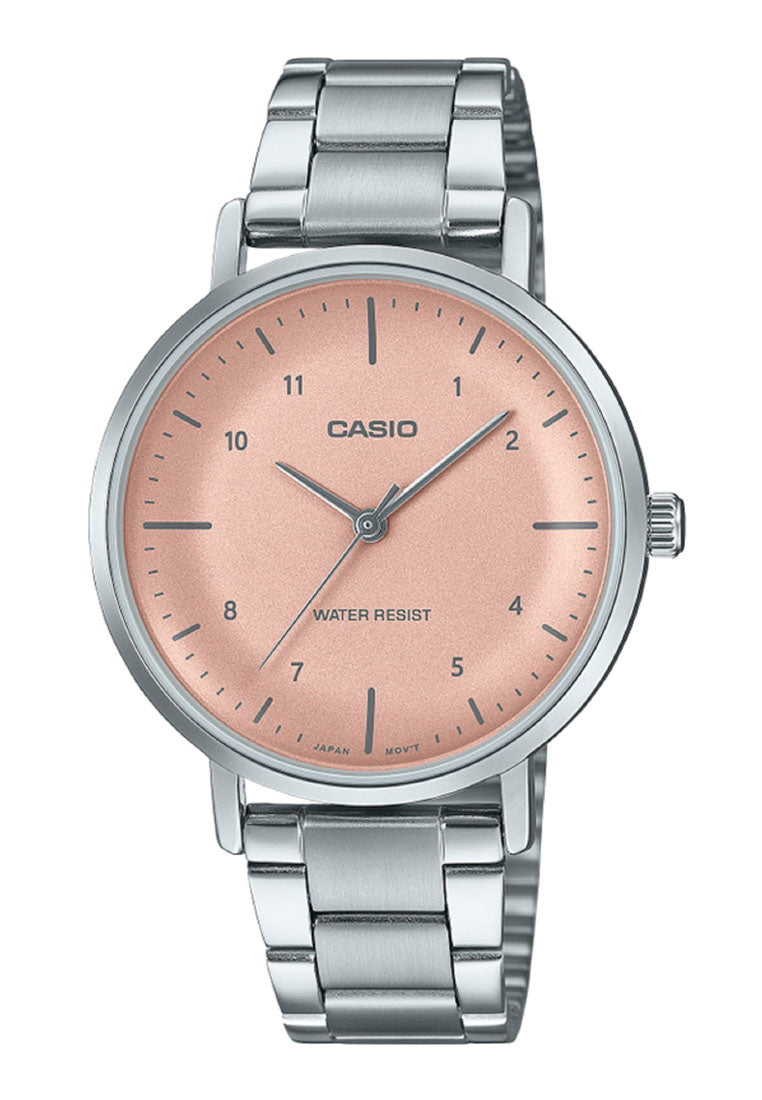 Casio LTP-VT03D-4B Analog Stainless Steel Band Watch For Women-Watch Portal Philippines