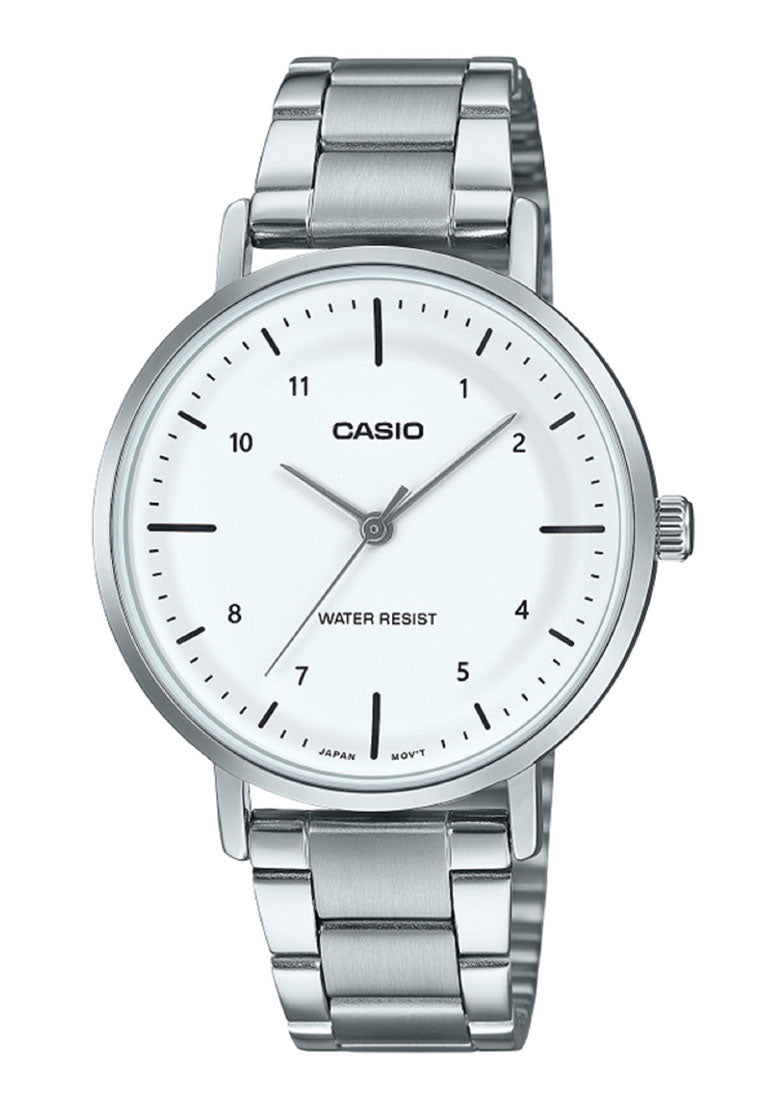 Casio LTP-VT03D-7B Analog Stainless Steel Band Watch For Women-Watch Portal Philippines