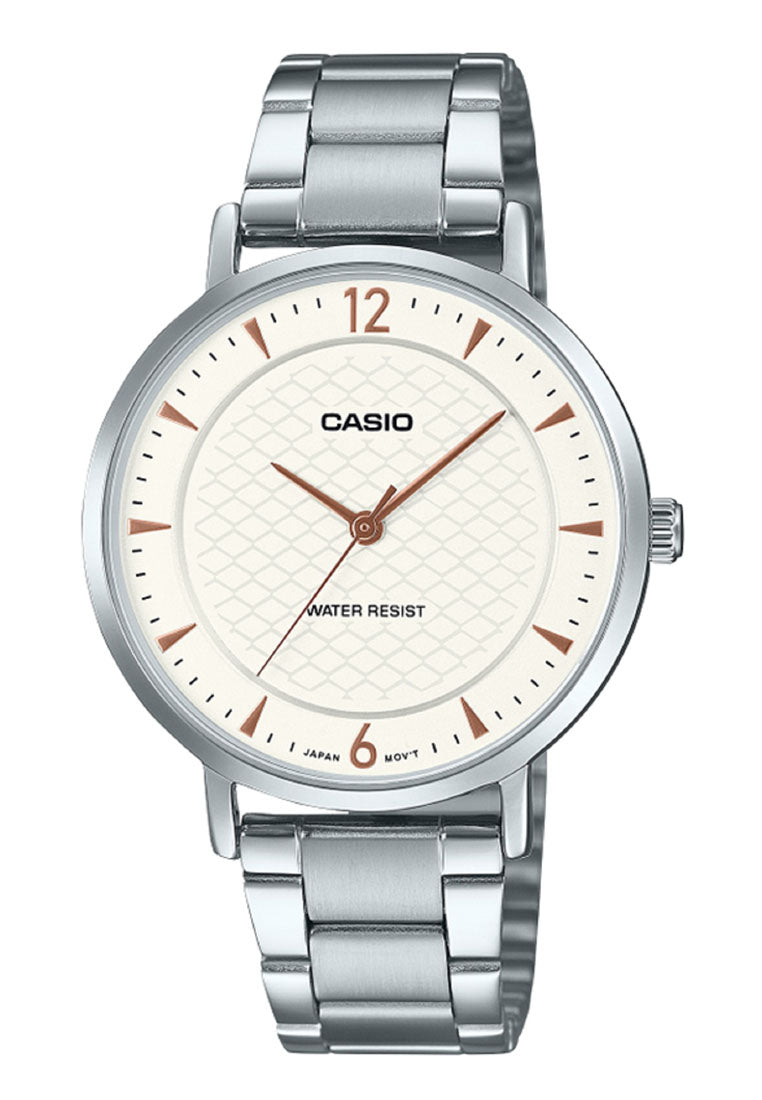 Casio LTP-VT04D-7A Analog Stainless Steel Band Watch For Women-Watch Portal Philippines