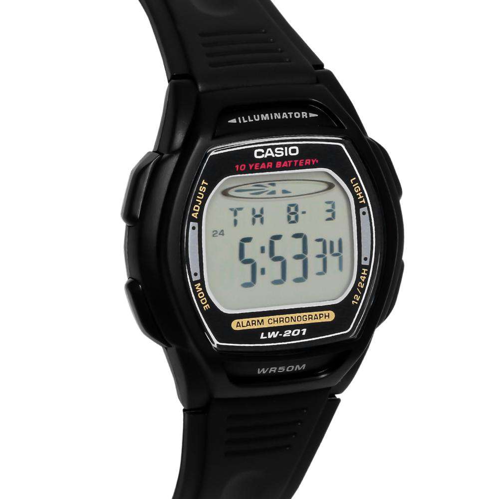 Casio LW-201-1AVDF Black Resin Watch for Women-Watch Portal Philippines