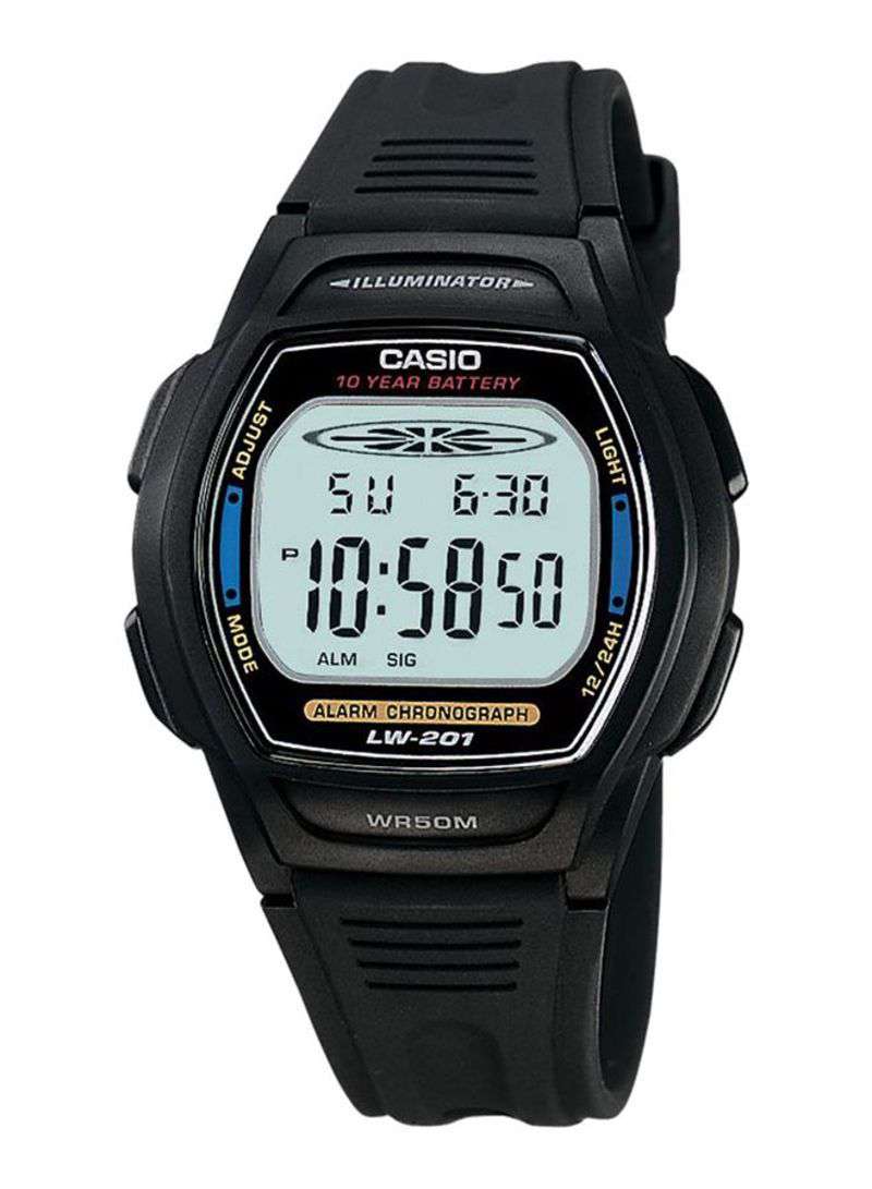 Casio LW-201-2AVDF Black Resin Strap Watch for Women-Watch Portal Philippines