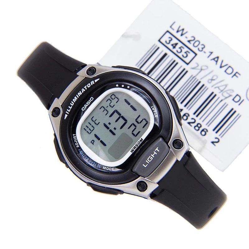 Casio LW-203-1AVDF Digital Black Resin Strap Watch for Women-Watch Portal Philippines