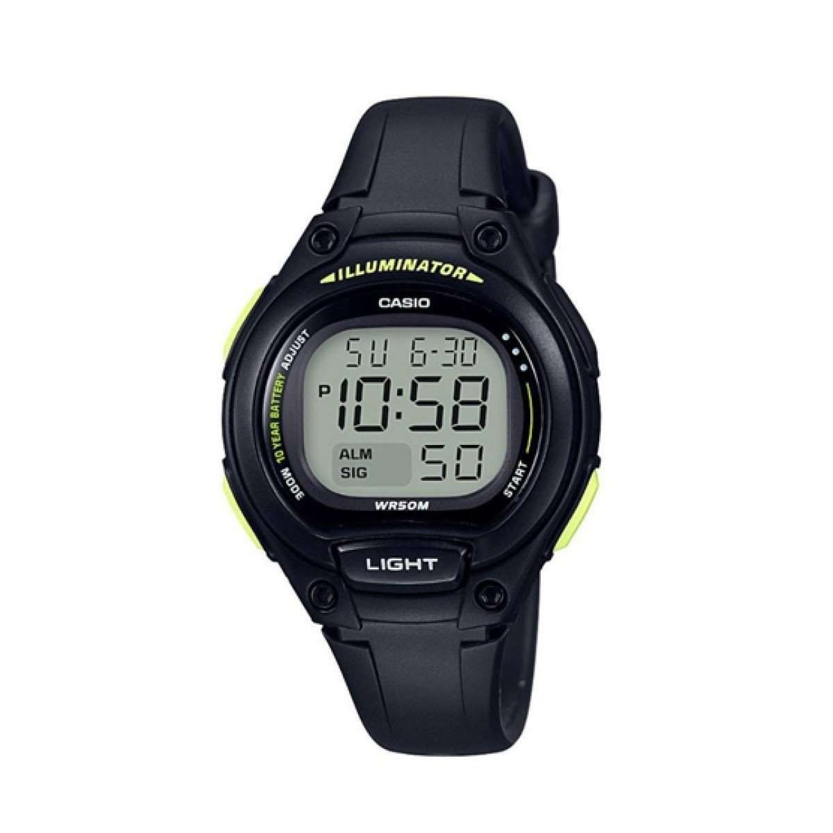 Casio LW-203-1BVDF Digital Black Resin Strap Watch for Women-Watch Portal Philippines