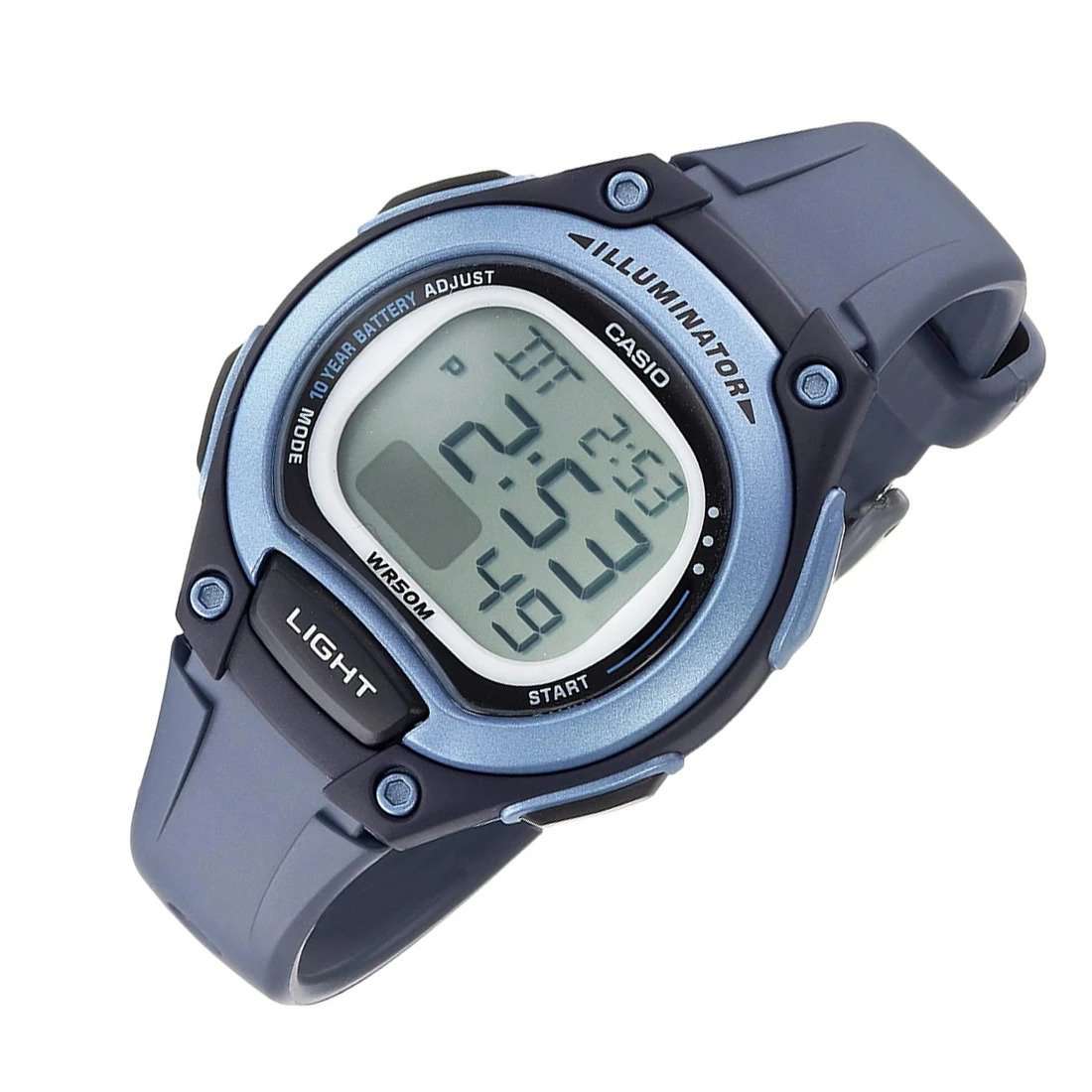 Casio LW-203-2AVDF Digital Blue Silicone Strap Watch for Women-Watch Portal Philippines