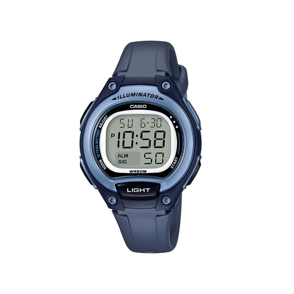 Casio LW-203-2AVDF Digital Blue Silicone Strap Watch for Women-Watch Portal Philippines