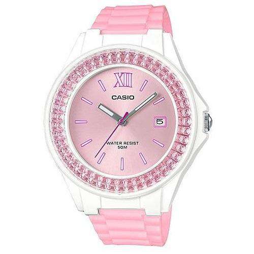 Casio LX-500H-4E5VDF Pink Resin Watch for Women-Watch Portal Philippines