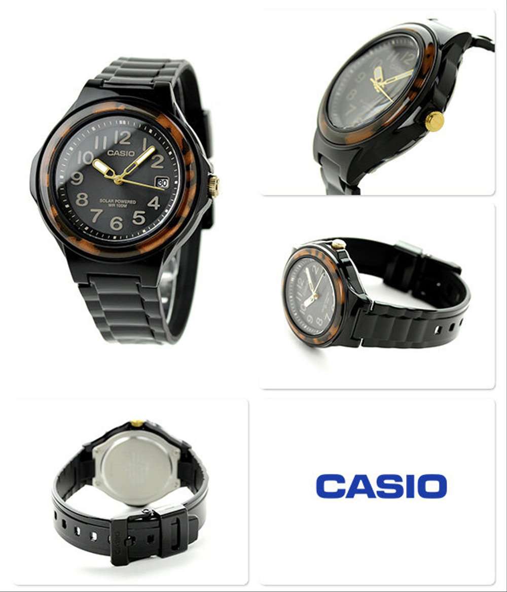 Casio LX-S700H-1B Solar Analog Black Resin Strap Watch for Women-Watch Portal Philippines