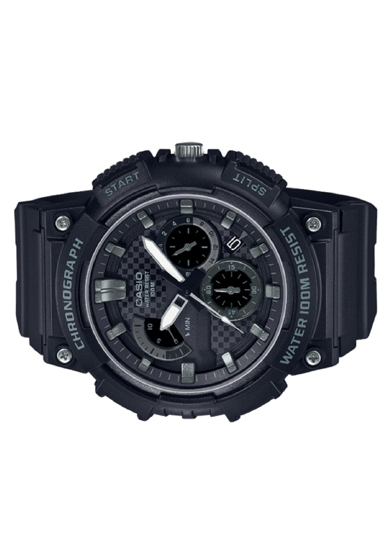 Casio MCW-200H-1A2 Analog Rubber Strap Watch For Men-Watch Portal Philippines