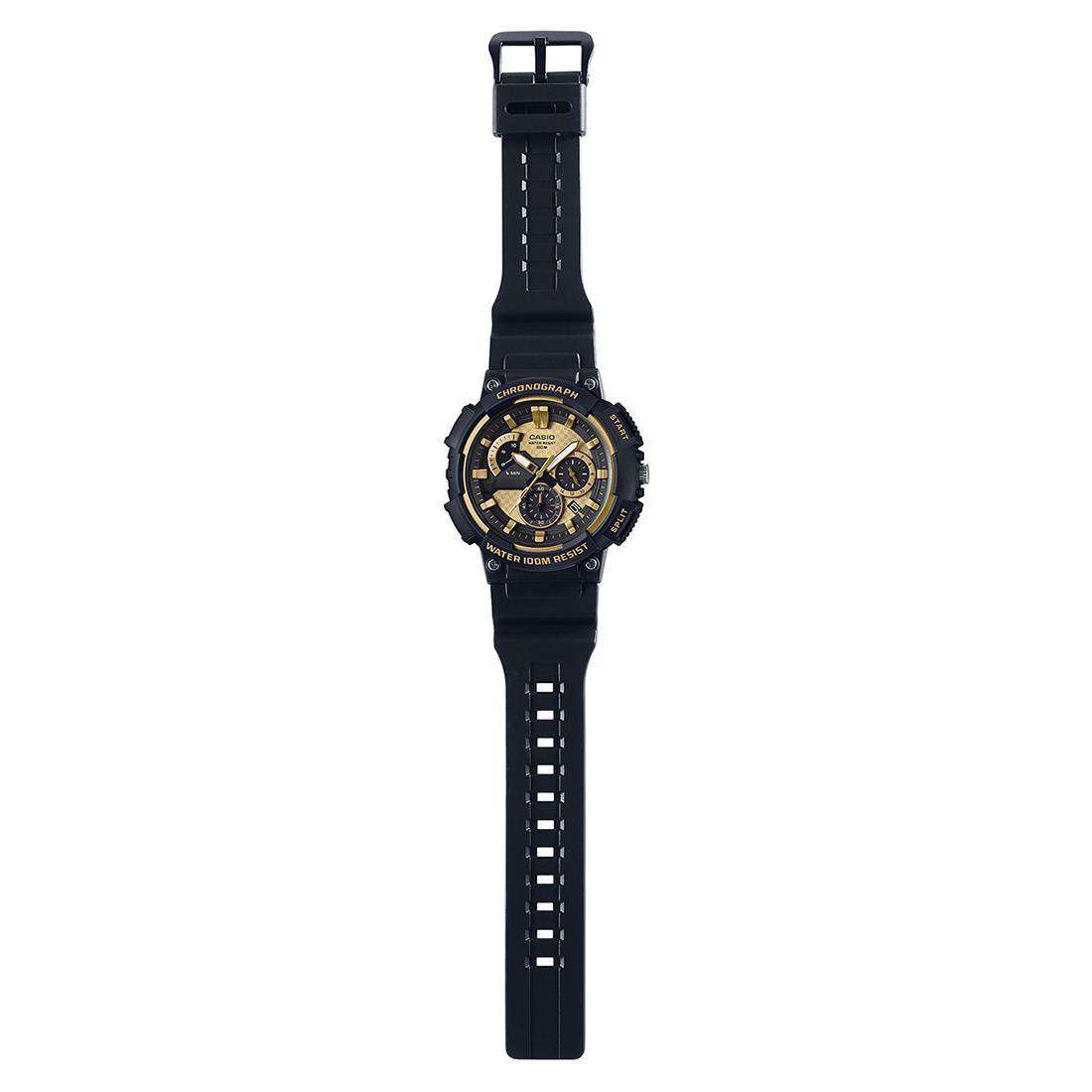 Casio MCW-200H-9AVDF Analog Chronograph Black Resin Strap Watch for Men-Watch Portal Philippines