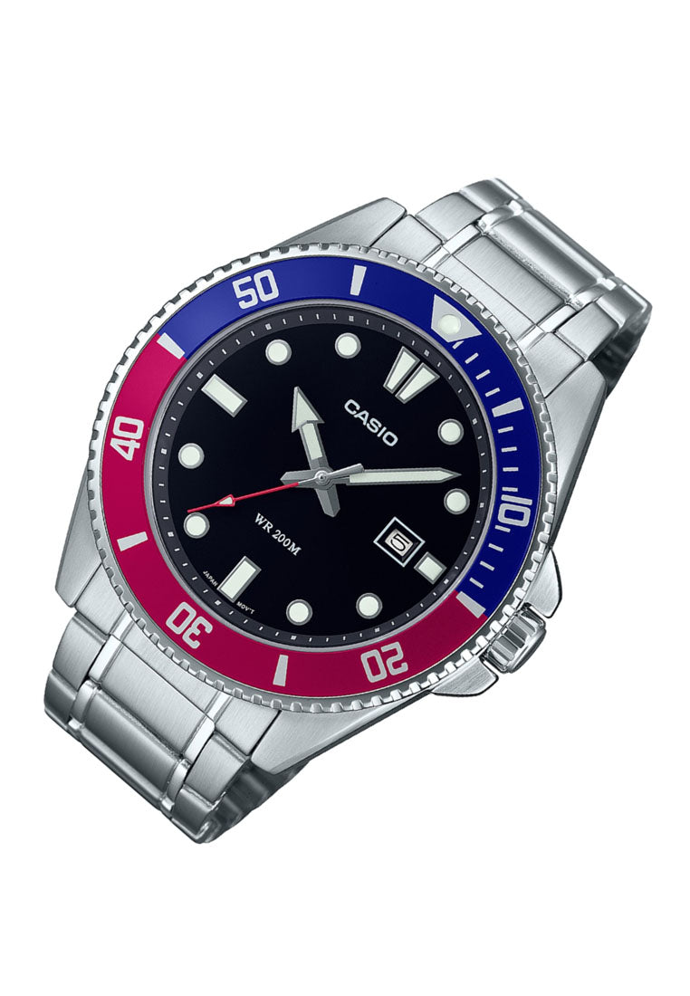 Casio MDV-107D-1A3 Rolex PEPSI 44m Budget-Friendly Alternative-Watch Portal Philippines