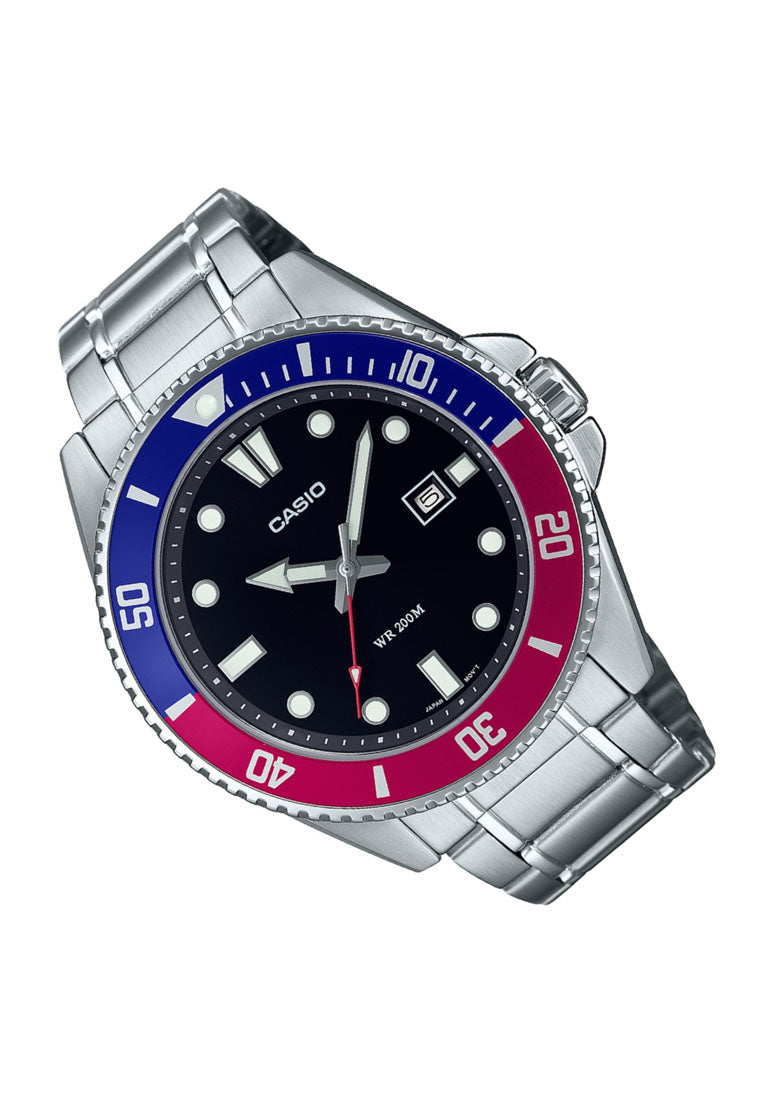 Casio MDV-107D-1A3 Rolex PEPSI 44m Budget-Friendly Alternative-Watch Portal Philippines
