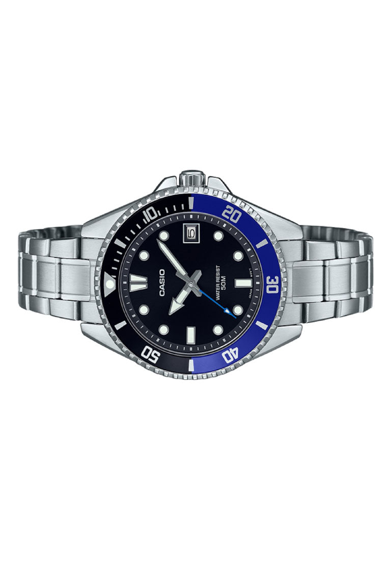 Casio MDV-10D-1A2 Analog Stainless Steel Strap Watch For Women-Watch Portal Philippines