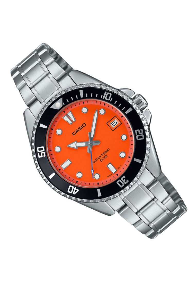 Casio MDV-10D-4A1 Analog Stainless Steel Strap Watch for Women-Watch Portal Philippines