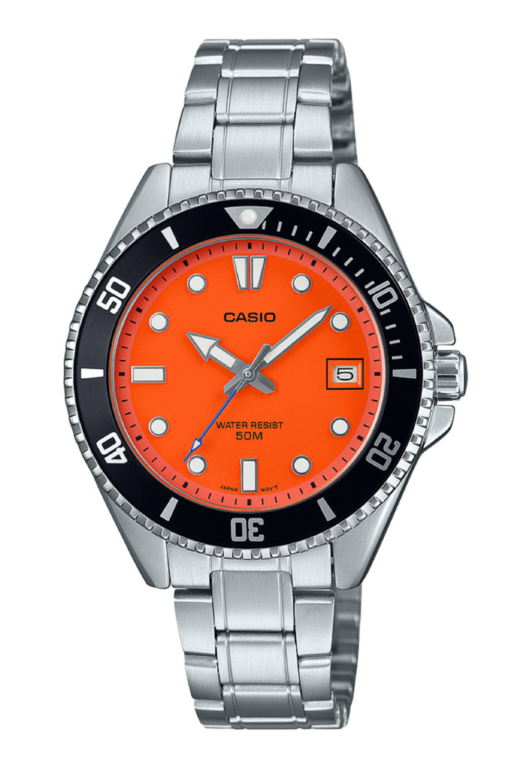 Casio MDV-10D-4A1 Analog Stainless Steel Strap Watch for Women-Watch Portal Philippines