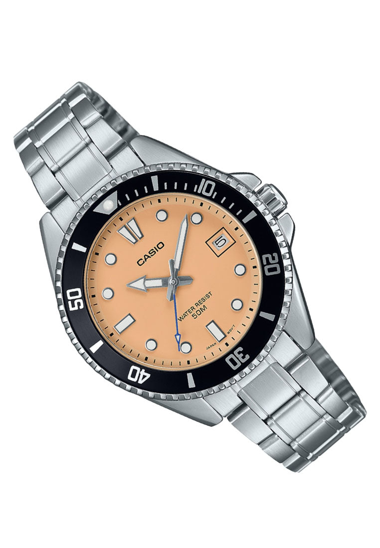 Casio MDV-10D-4A2 Analog Stainless Steel Strap Watch for Women-Watch Portal Philippines