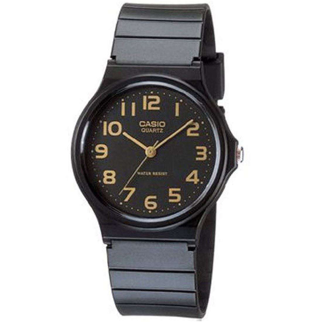 Casio MQ-24-1B2LDF Silicon Black Strap Watch for Men-Watch Portal Philippines