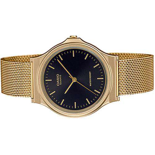 Casio MQ-24MG-1EDF Gold Plated Mesh Strap Watch for Women-Watch Portal Philippines