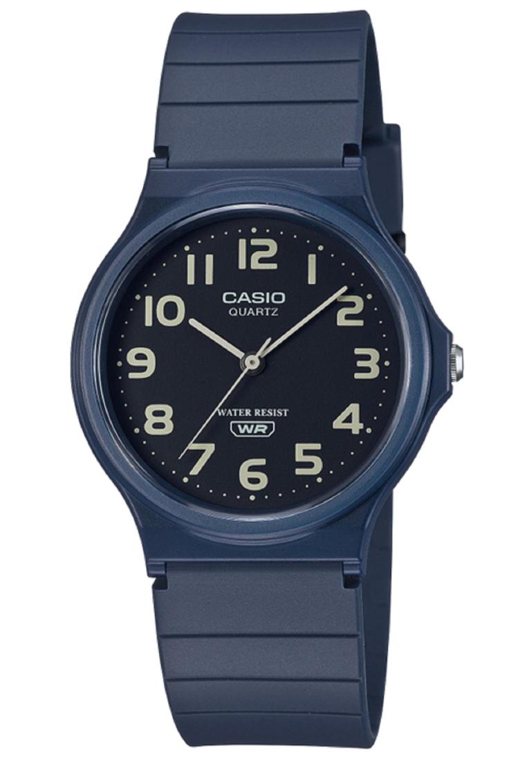 Casio MQ-24UC-2B Analog Rubber Strap Watch Men-Watch Portal Philippines