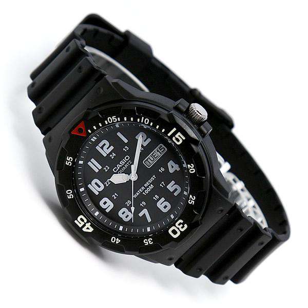 Casio MRW-200H-1B Black Resin Strap Watch For Men-Watch Portal Philippines