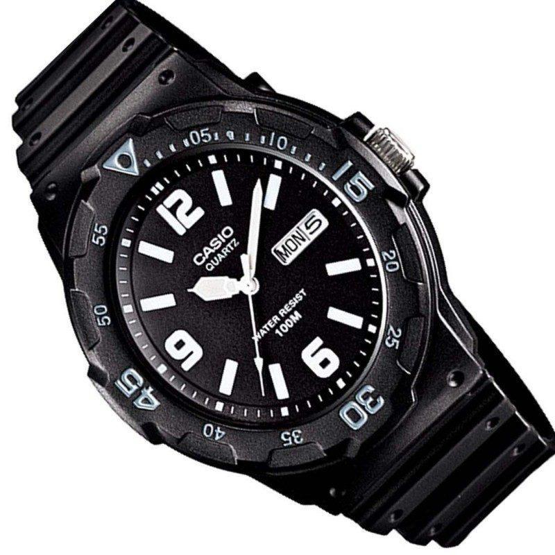 Casio MRW-200H-1B2 Black Resin Strap Watch for Men-Watch Portal Philippines
