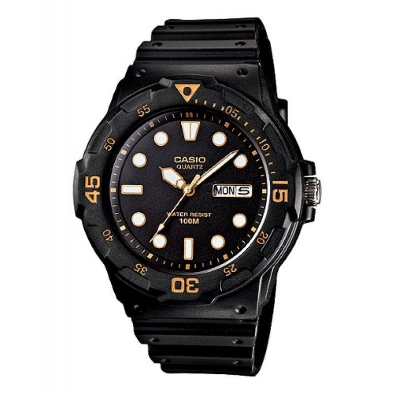 Casio MRW-200H-1E Black Resin Strap Watch For Men-Watch Portal Philippines