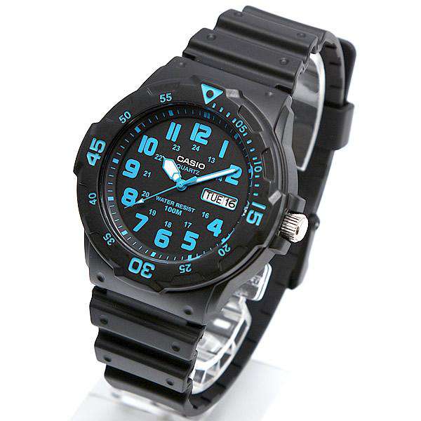 Casio MRW-200H-2B Black Resin Strap Watch For Men-Watch Portal Philippines