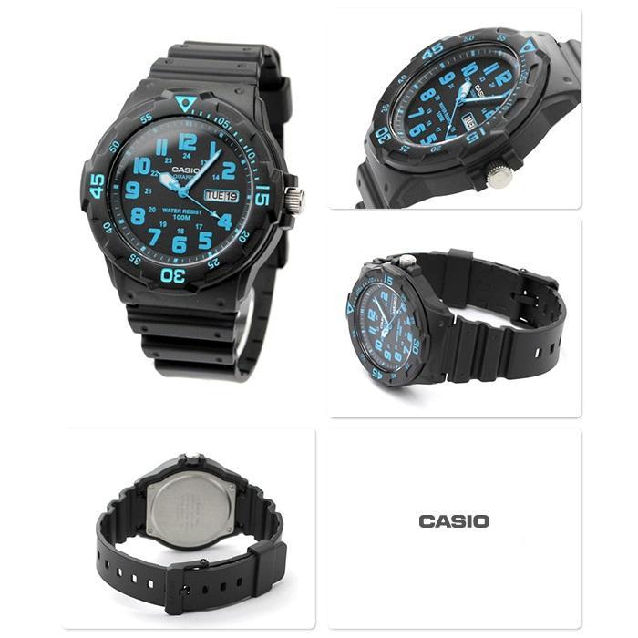 Casio MRW-200H-2B Black Resin Strap Watch For Men-Watch Portal Philippines
