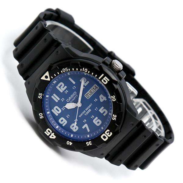 Casio MRW-200H-2B2VDF Analog Black Resin Strap Watch for Men-Watch Portal Philippines