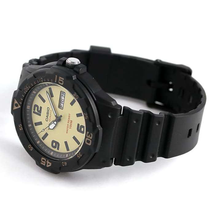 Casio MRW-200H-5BVDF Analog Black Resin Strap Watch for Men-Watch Portal Philippines