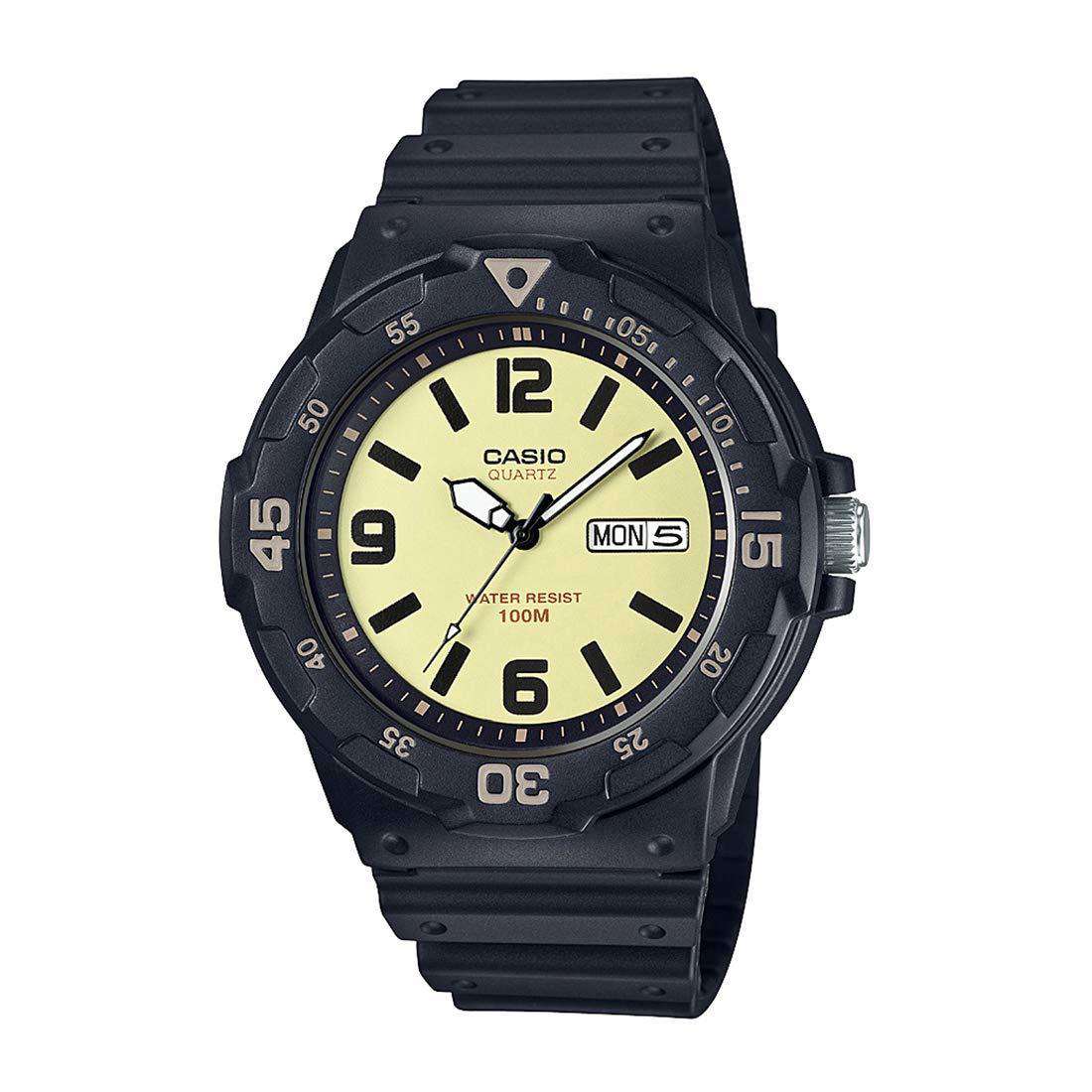 Casio MRW-200H-5BVDF Analog Black Resin Strap Watch for Men-Watch Portal Philippines