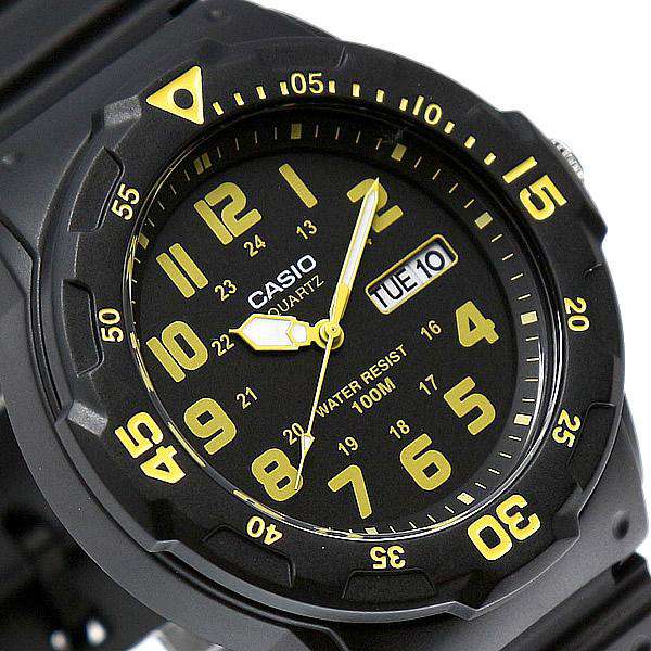 Casio MRW-200H-9B Black Resin Strap Watch for Men-Watch Portal Philippines