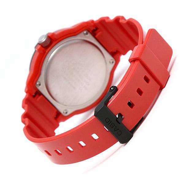 Casio MRW-200HC-4B Red Resin Strap Watch for Men-Watch Portal Philippines