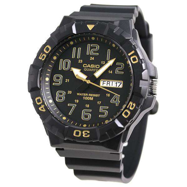 Casio MRW-210H-1A2VDF Analog Black Resin Strap Watch for Men-Watch Portal Philippines