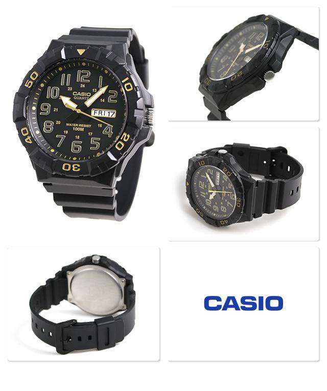 Casio MRW-210H-1A2VDF Analog Black Resin Strap Watch for Men-Watch Portal Philippines