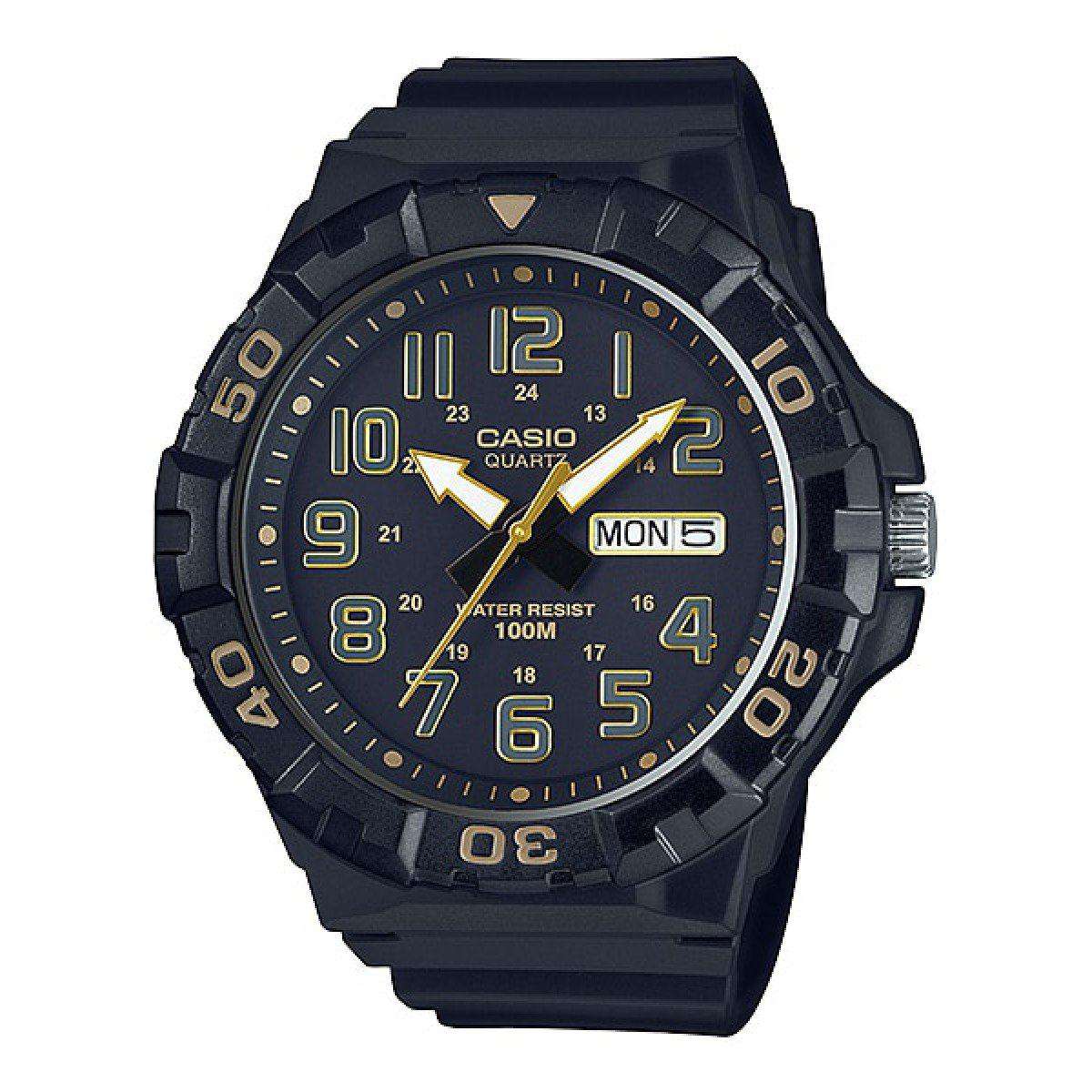 Casio MRW-210H-1A2VDF Analog Black Resin Strap Watch for Men-Watch Portal Philippines