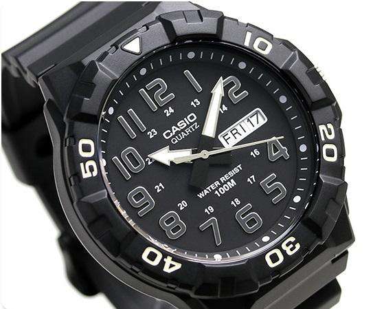 Casio MRW-210H-1AVDF Analog Black Resin Strap Watch for Men-Watch Portal Philippines