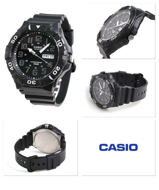 Casio MRW-210H-1AVDF Analog Black Resin Strap Watch for Men-Watch Portal Philippines