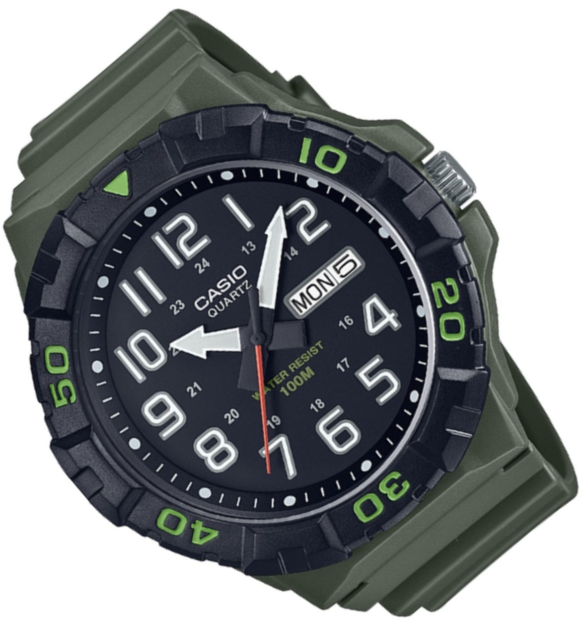 Casio MRW-210H-3A Analog Rubber Strap Watch For Men-Watch Portal Philippines