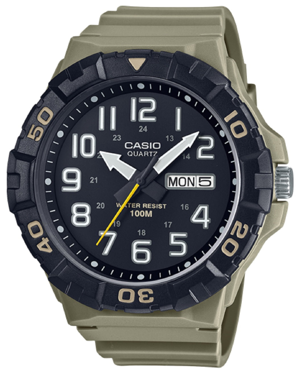 Casio MRW-210H-5A Analog Rubber Strap Watch For Men-Watch Portal Philippines