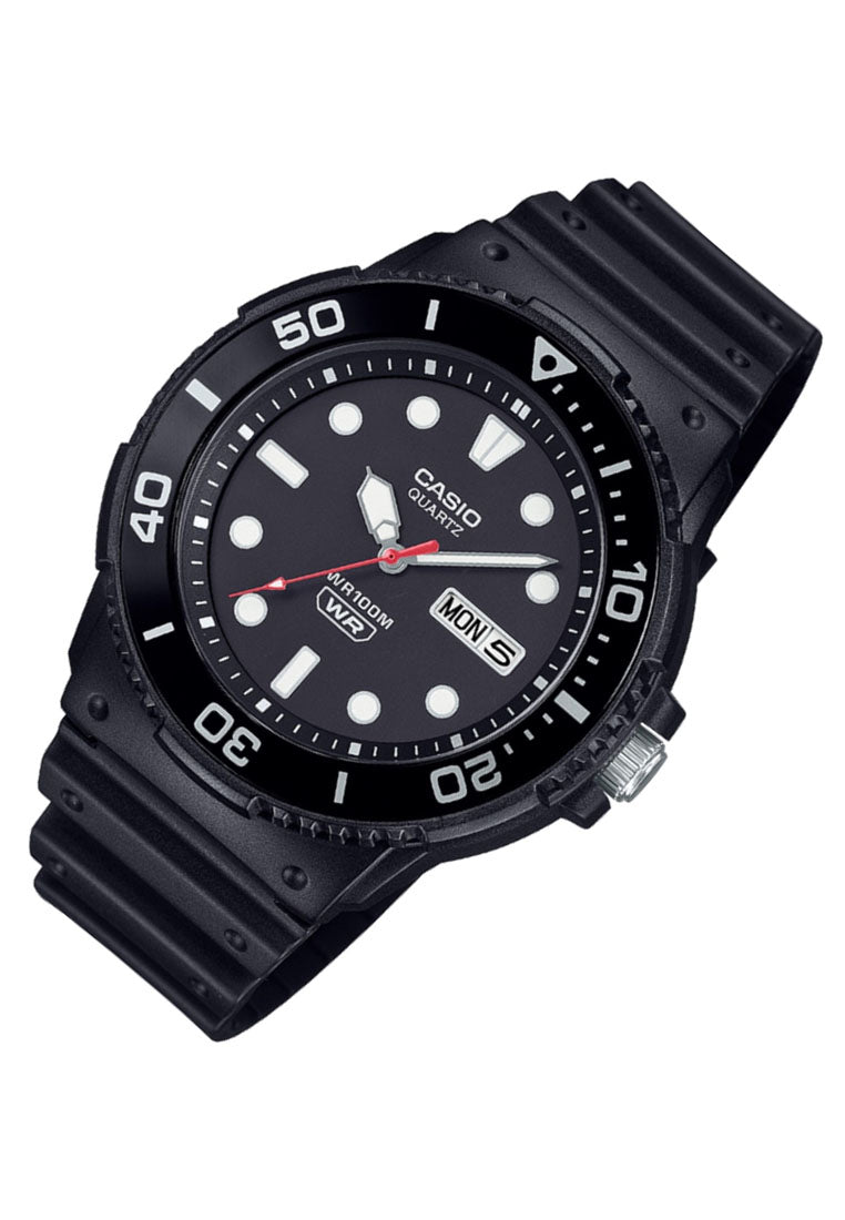 Casio MRW-230H-1E1 Analog Rubber Strap Watch For Men-Watch Portal Philippines