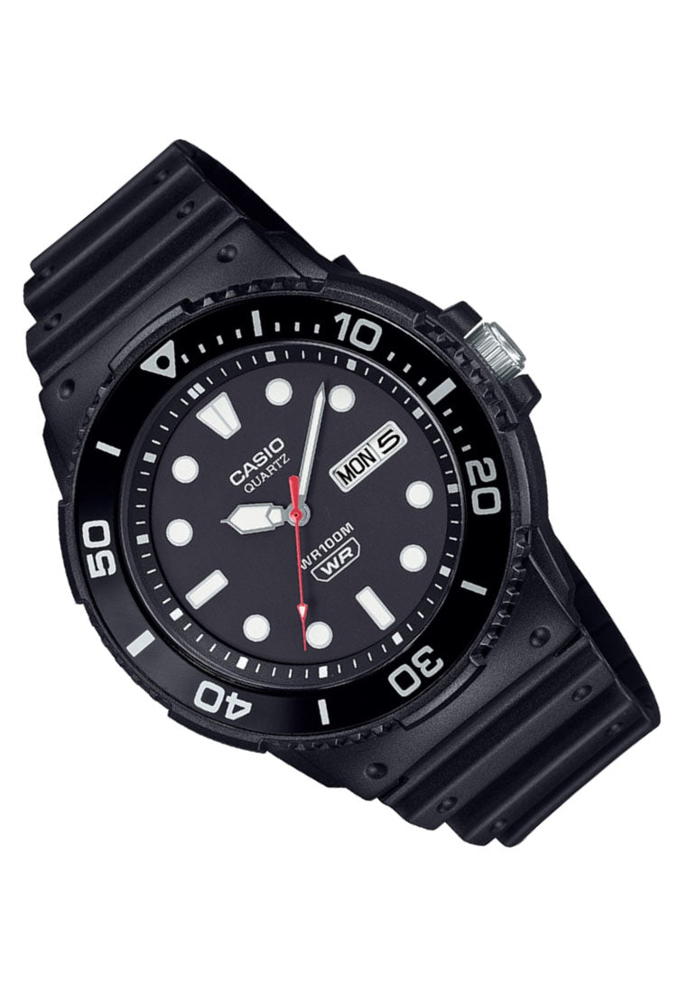 Casio MRW-230H-1E1 Analog Rubber Strap Watch For Men-Watch Portal Philippines