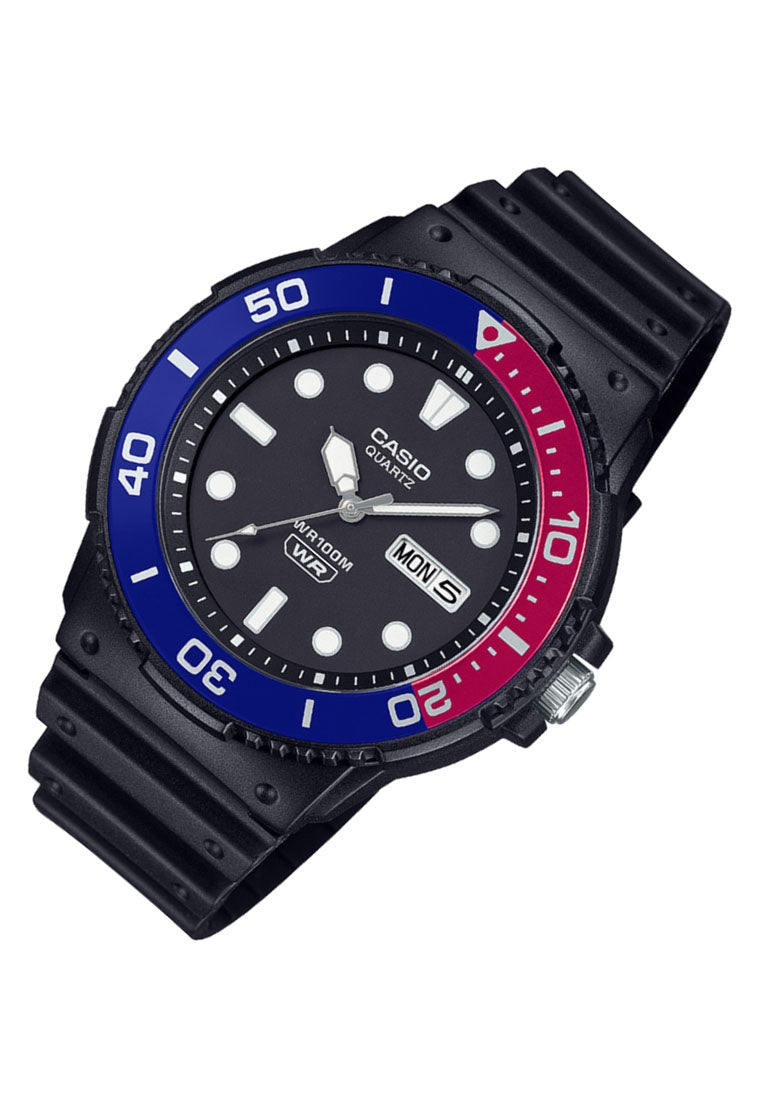 Casio MRW-230H-1E2 Analog Rubber Strap Watch For Men-Watch Portal Philippines
