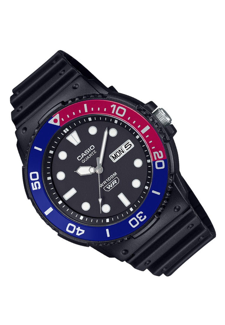 Casio MRW-230H-1E2 Analog Rubber Strap Watch For Men-Watch Portal Philippines
