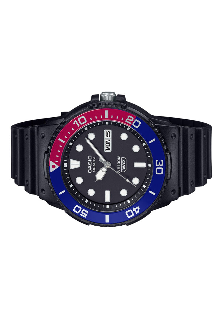 Casio MRW-230H-1E2 Analog Rubber Strap Watch For Men-Watch Portal Philippines