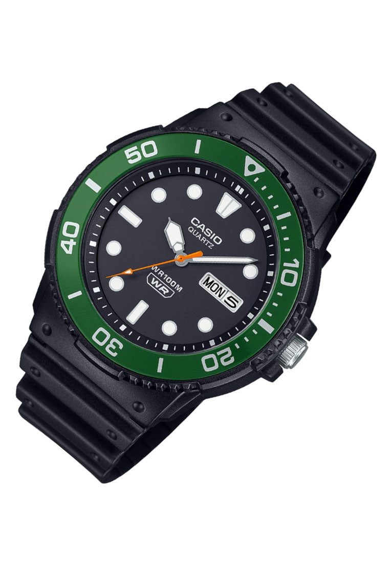 Casio MRW-230H-1E3 Analog Rubber Strap Watch For Men-Watch Portal Philippines
