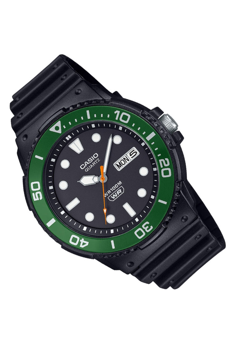 Casio MRW-230H-1E3 Analog Rubber Strap Watch For Men-Watch Portal Philippines