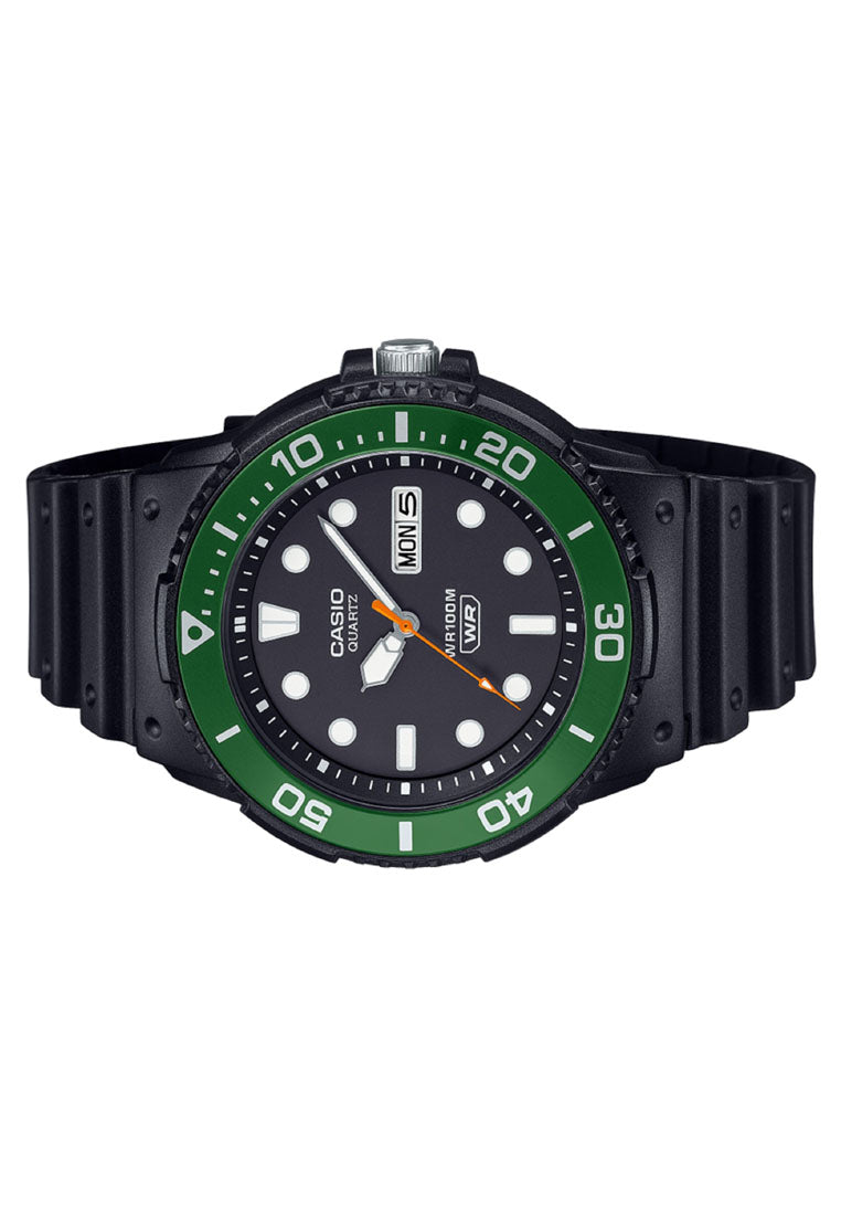 Casio MRW-230H-1E3 Analog Rubber Strap Watch For Men-Watch Portal Philippines