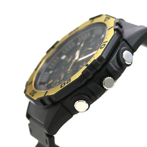 Casio MRW-400H-9AVDF Analog Black/Gold Yellow Resin Strap Watch for Men-Watch Portal Philippines